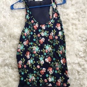 Flowy floral tank top